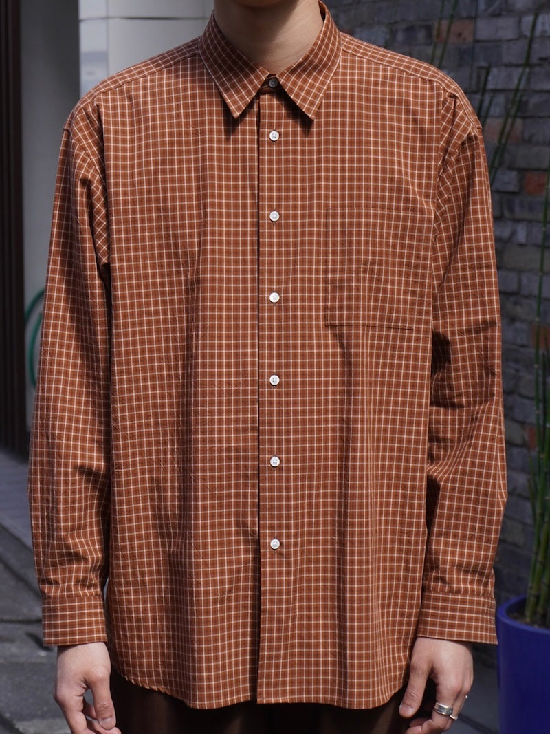 K*a様 【House on the Hill】L/S Tee (Checker HIDEANDSEEK(ハイドアンドシーク) シャツ Check L/S Shirt(25ss) HS