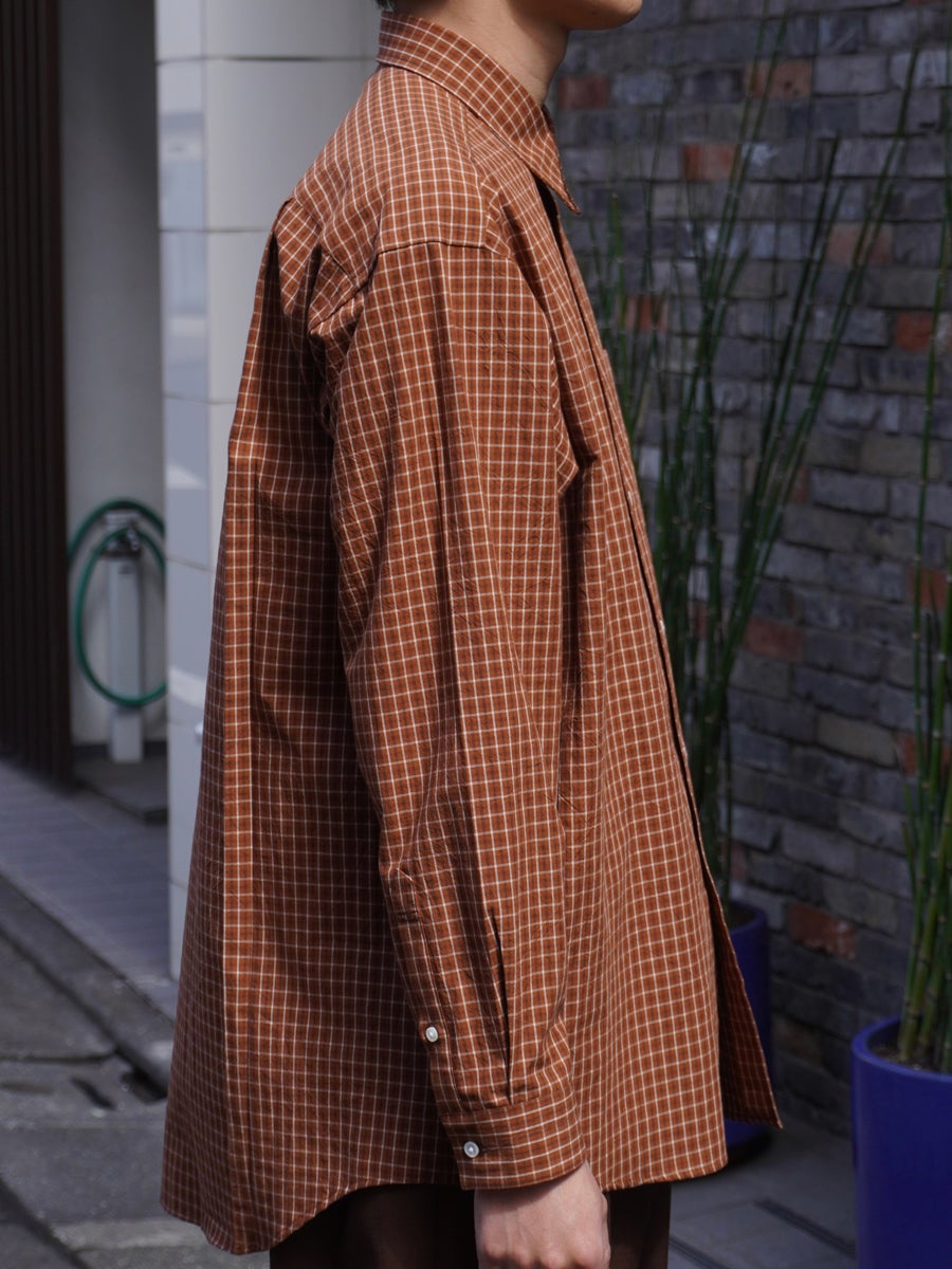 K*a様 【House on the Hill】L/S Tee (Checker HIDEANDSEEK(ハイドアンドシーク) シャツ Check L/S Shirt(25ss) HS