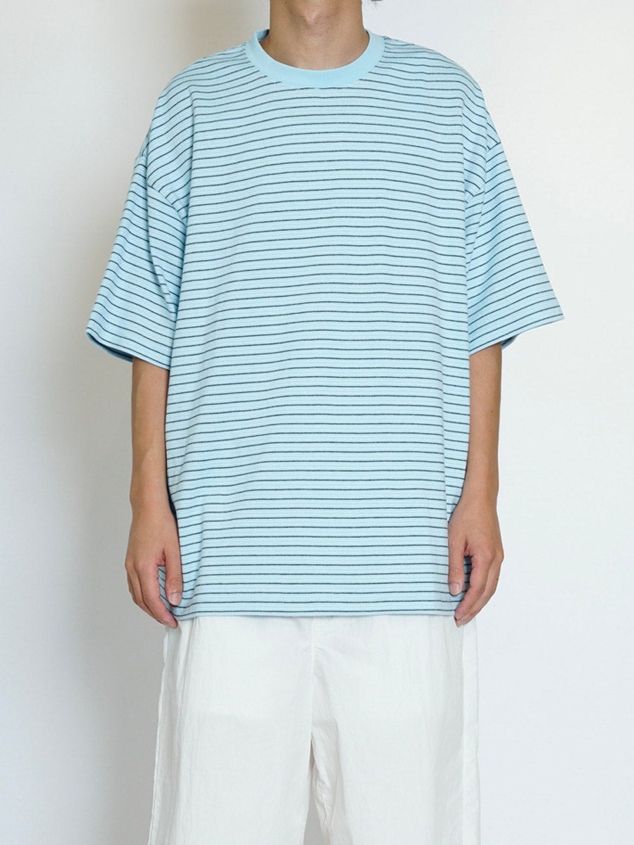 BORDER WIDE S/S TEE[SAX] | 1LDK (ワンエルディーケー) 公式サイト
