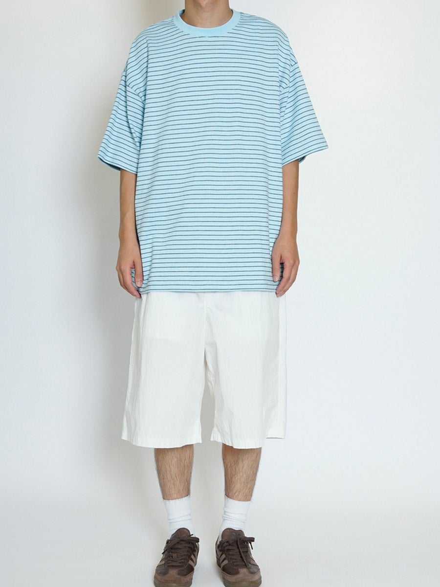 BORDER WIDE S/S TEE[SAX] | 1LDK (ワンエルディーケー) 公式サイト
