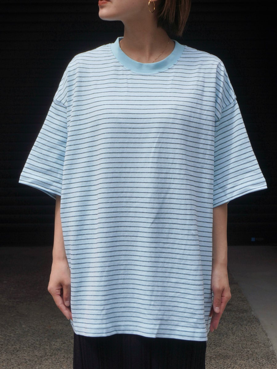 BORDER WIDE S/S TEE[SAX] | 1LDK (ワンエルディーケー) 公式サイト