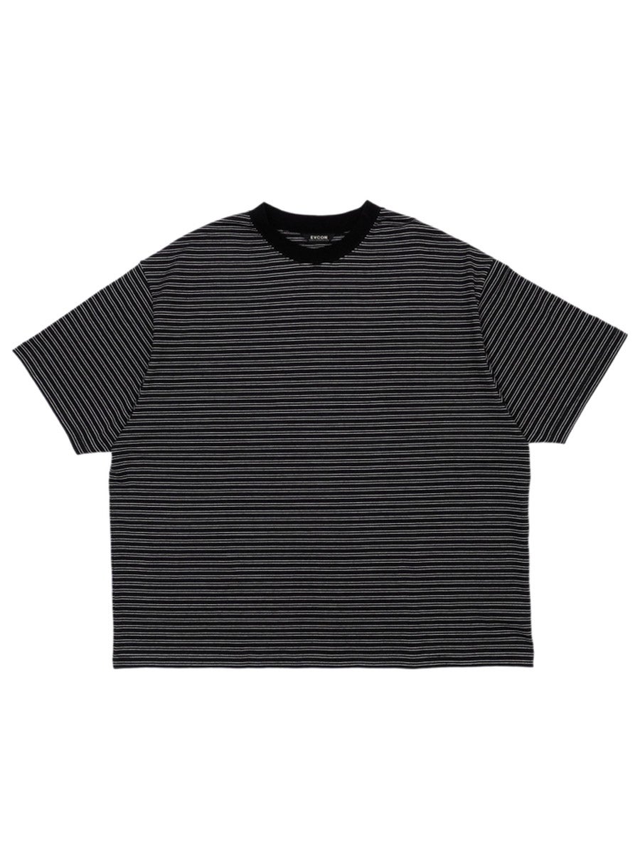 BORDER WIDE S/S TEE[BLACK] | 1LDK (ワンエルディーケー) 公式サイト