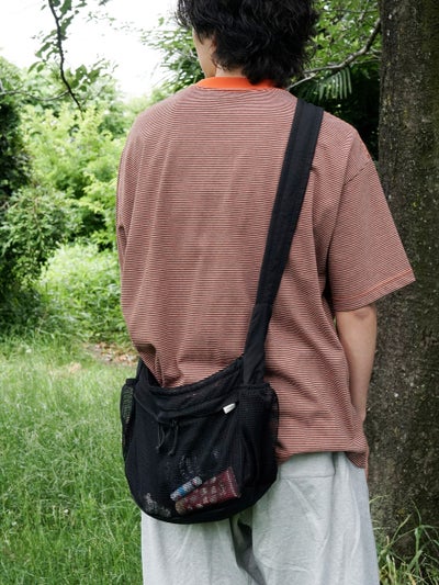 MESH SHOULDER BAG[BLACK] | 1LDK (ワンエルディーケー) 公式サイト