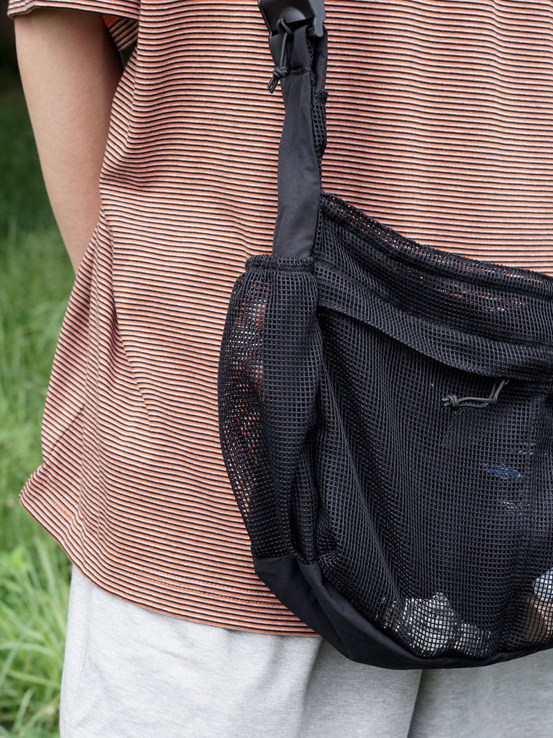 MESH SHOULDER BAG[BLACK] | 1LDK (ワンエルディーケー) 公式サイト