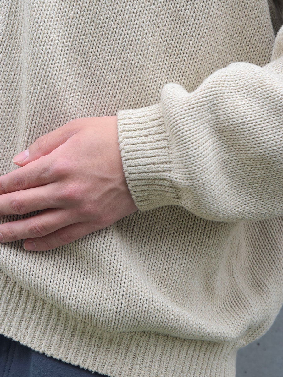 Cotton Washi Hand Frame Cardigan[ASH GRAY] | 1LDK (ワンエルディー