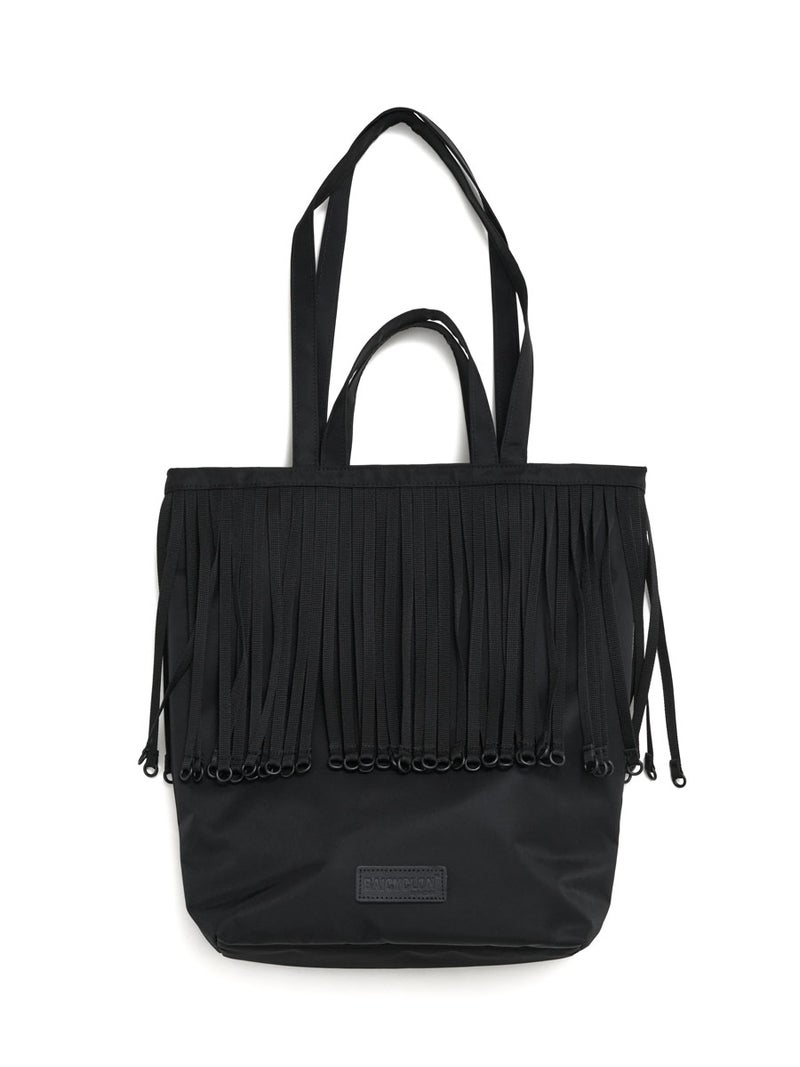 TAPE FRINGE TOTE BAG[BLACK] | 1LDK (ワンエルディーケー) 公式サイト
