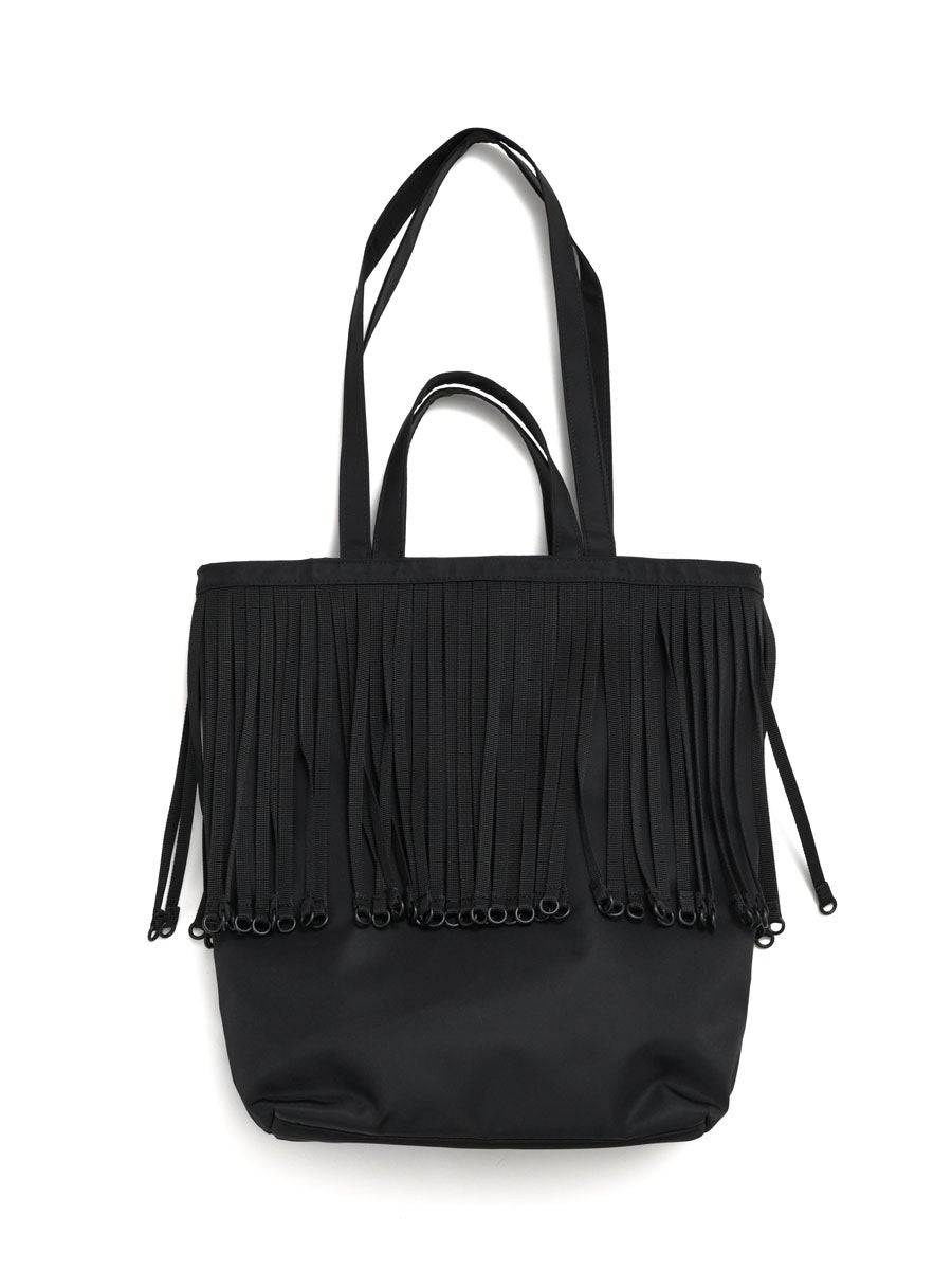 TAPE FRINGE TOTE BAG[BLACK] | 1LDK (ワンエルディーケー) 公式サイト