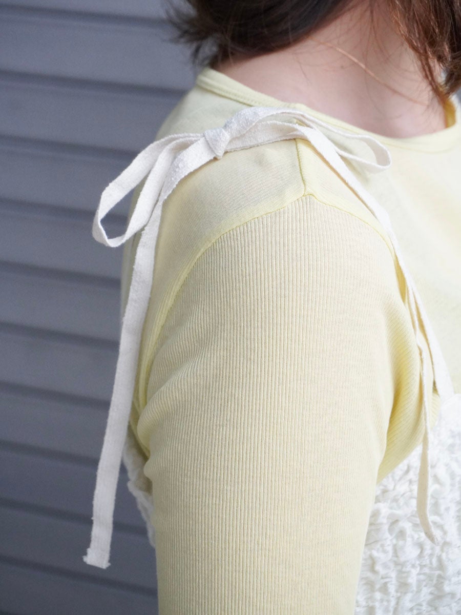 Shrink Lace Frill Camisole[IVORY] | 1LDK (ワンエルディーケー) 公式