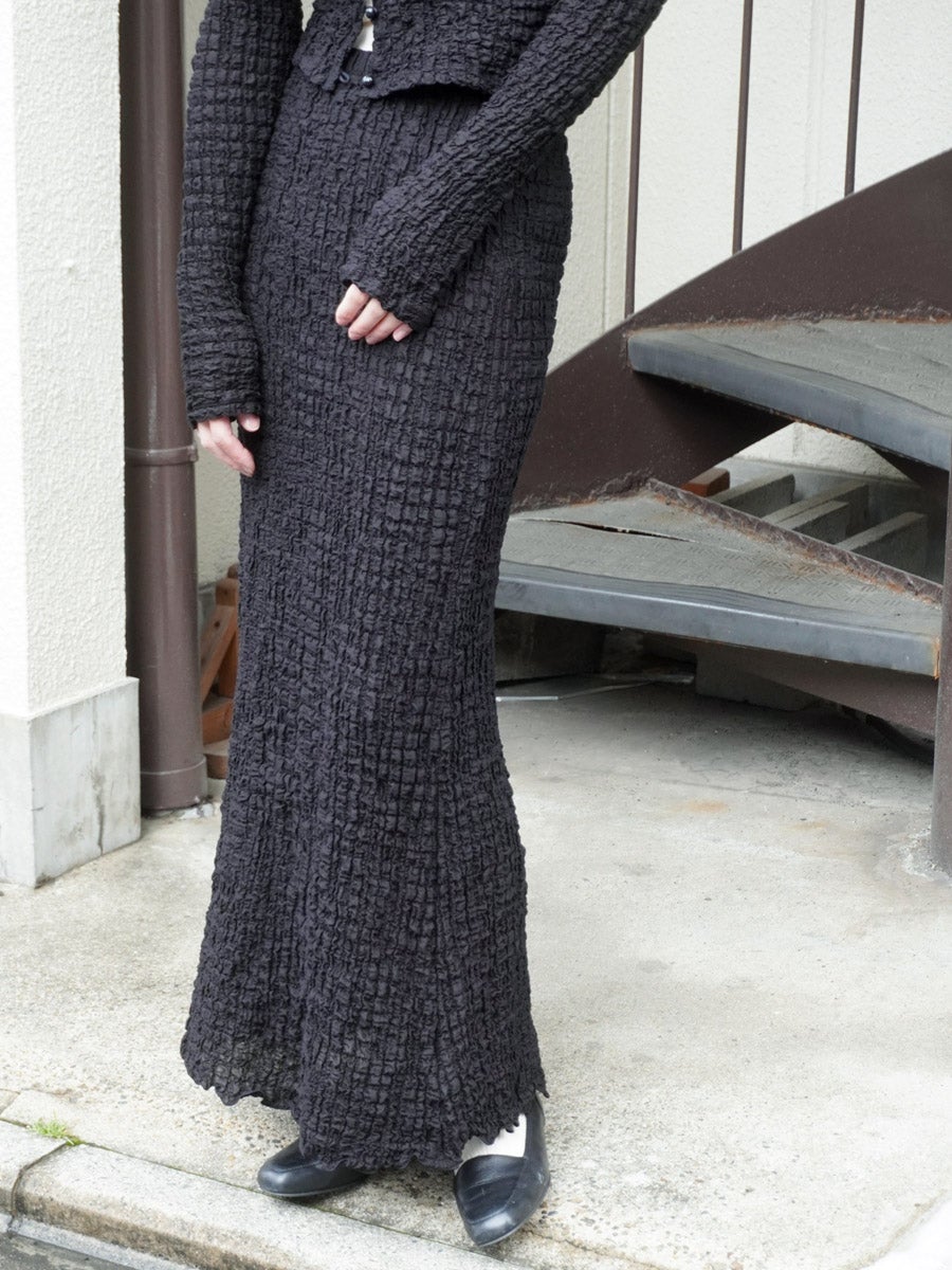 新品未使用 PHEENY26SS Shrink Lace Frill Skirt 26SS】PHEENY Shrink Lace Frill Skirt 