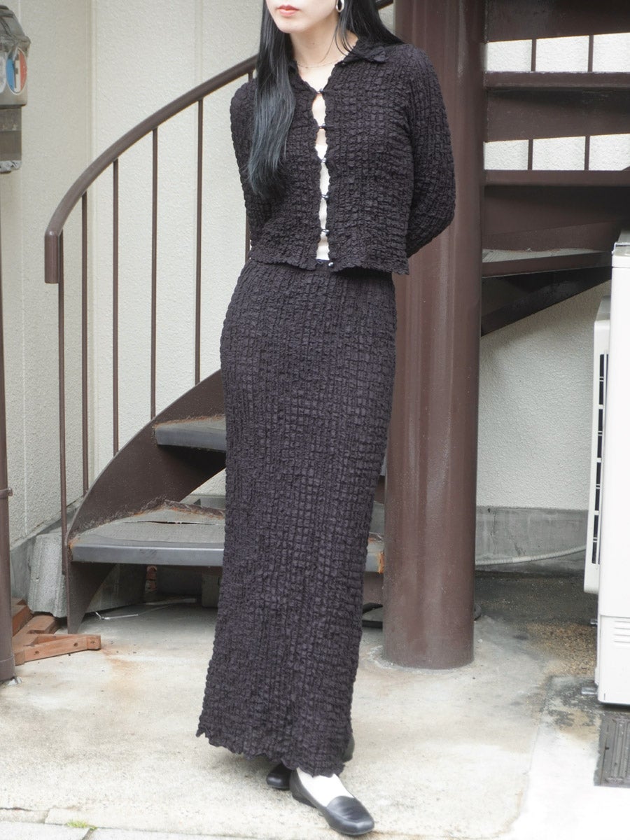 Shrink Lace Frill Skirt[BLACK] | 1LDK (ワンエルディーケー) 公式サイト