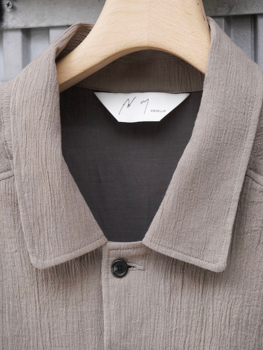 CREPE SHIRT JACKET[GREIGE] | 1LDK (ワンエルディーケー) 公式サイト