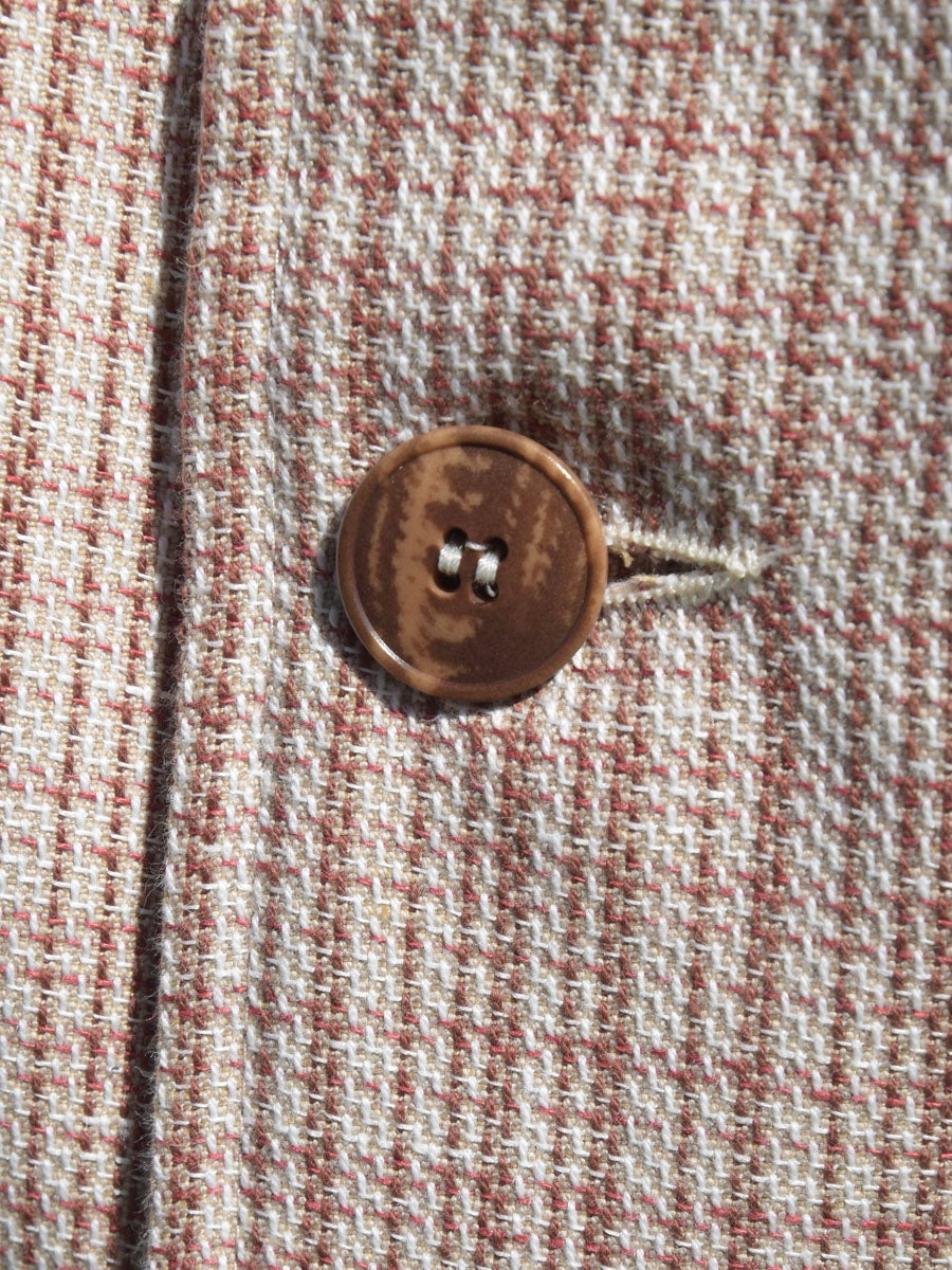 DEAD STOCK LIMITED RARE VINTAGE FABRIC JACKET[L-BROWN] | 1LDK