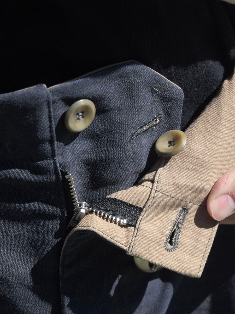 WASHED MOLESKIN 1TUCK WIDE PANTS[CHARCOAL] | 1LDK (ワンエルディー
