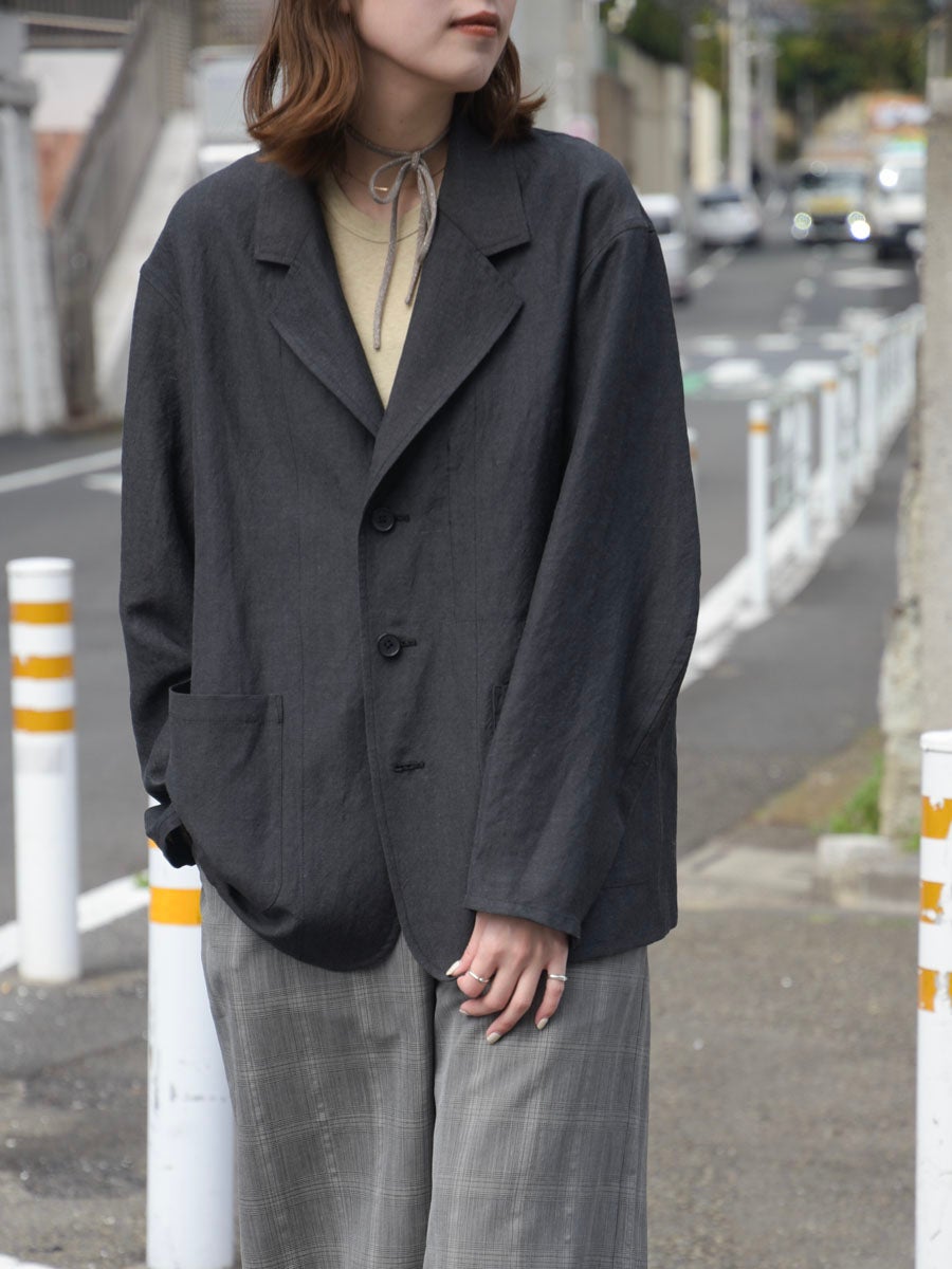 ジャケット・アウター Gurnak \" Linen Lapel work jacket \" Gurnak Linen Lapel work jacket