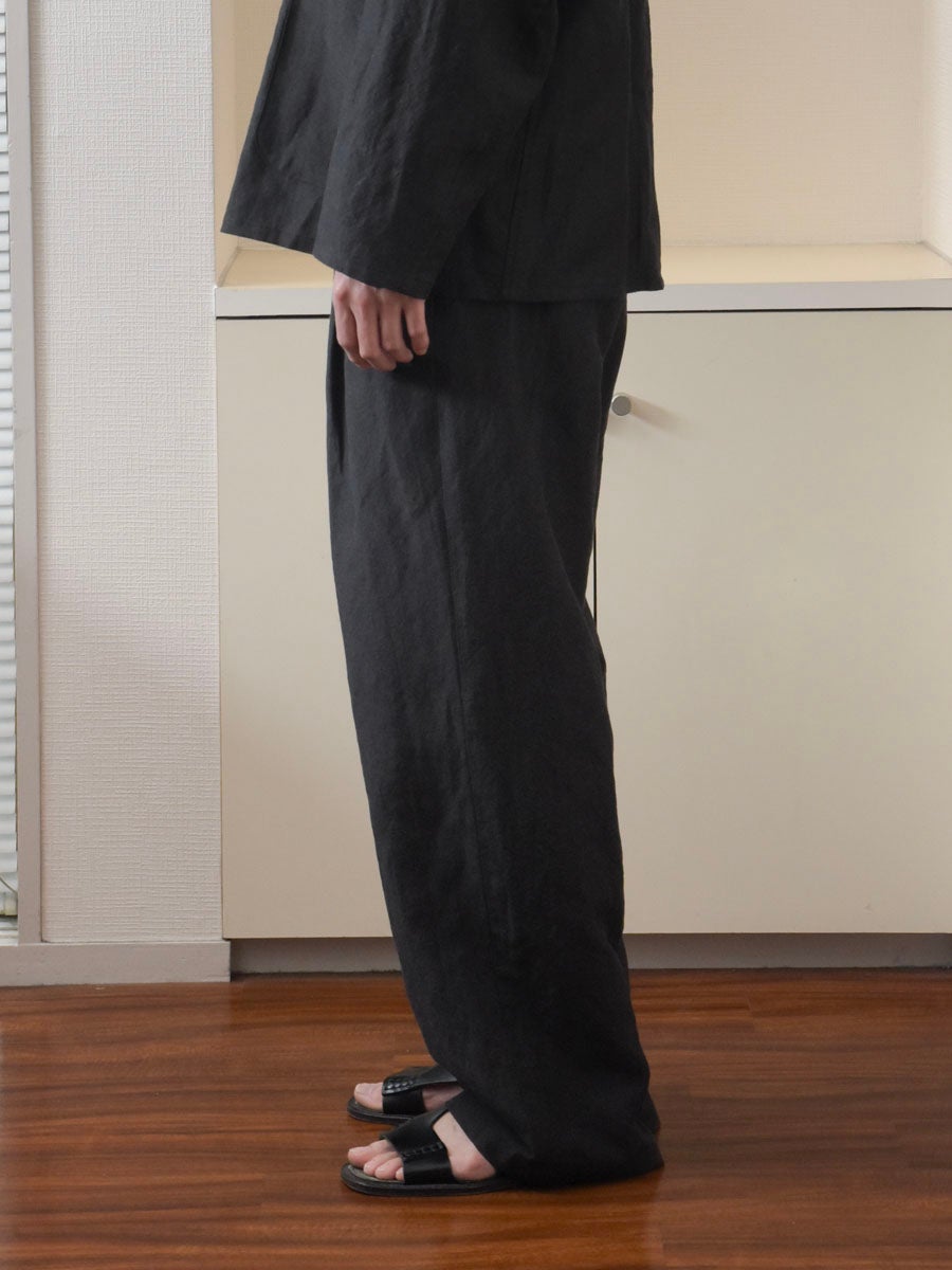 パンツ WOOL LINEN EASY TROUSERS[CHARCOAL] size3 WOOL LINEN EASY TROUSERS[CHARCOAL] | 1LDK (ワンエルディーケー