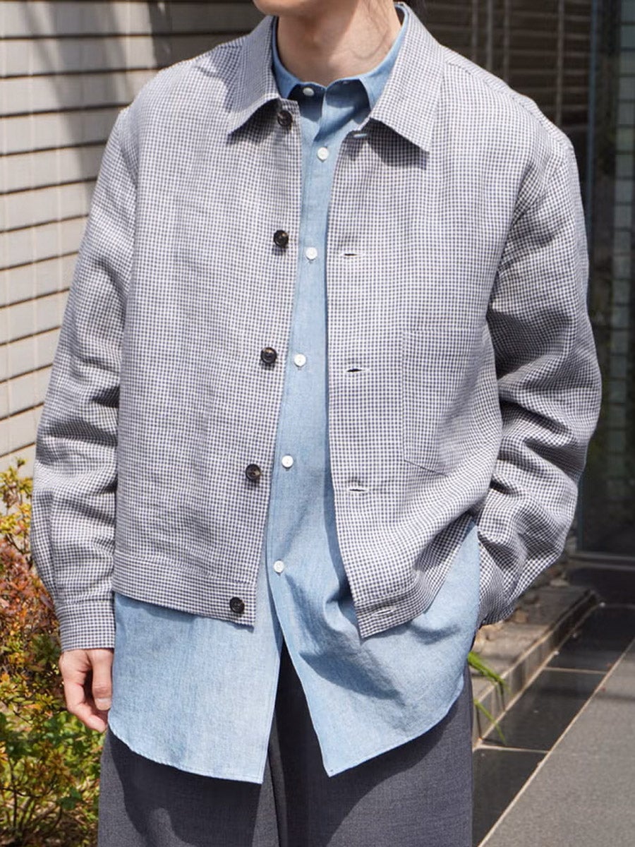 LINEN - TRUCKER JACKET[M.PLAID] | 1LDK (ワンエルディーケー) 公式サイト