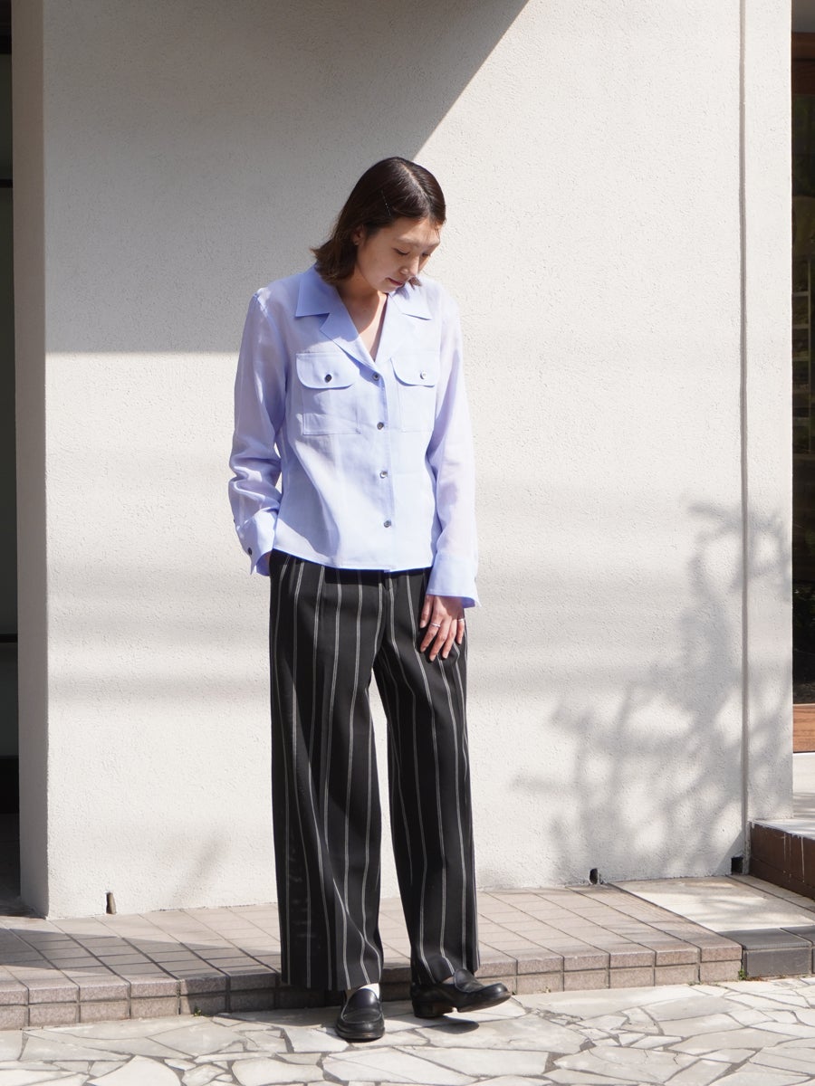 Sheer Double Pocket Shirt[Sax] | 1LDK (ワンエルディーケー) 公式サイト