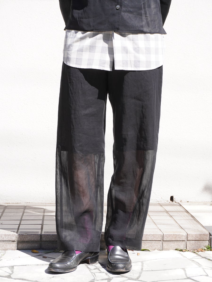 Sheer Easy Pants[Black] | 1LDK (ワンエルディーケー) 公式サイト
