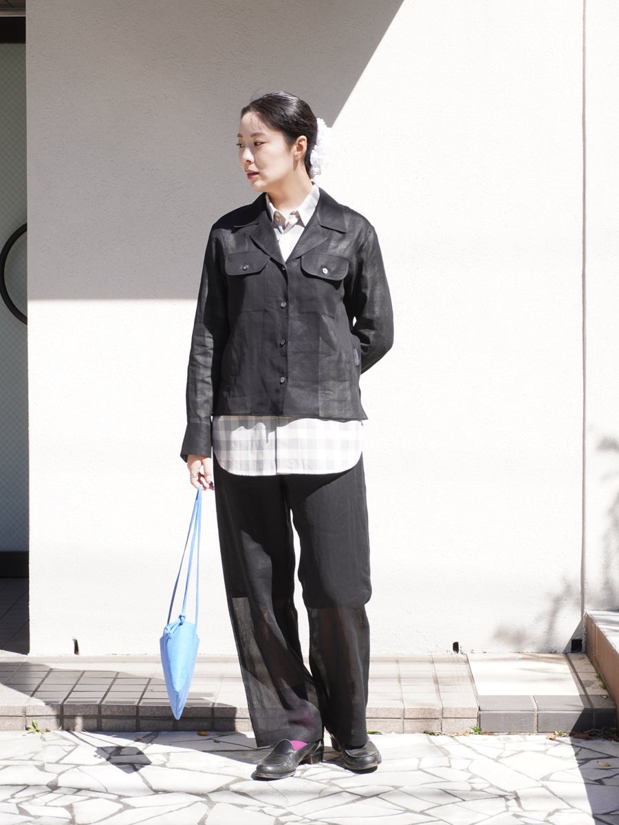 Sheer Easy Pants[Black] | 1LDK (ワンエルディーケー) 公式サイト