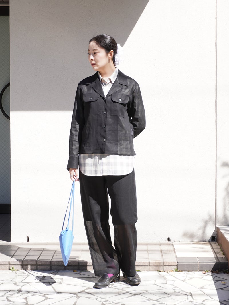Sheer Easy Pants[Black] | 1LDK (ワンエルディーケー) 公式サイト
