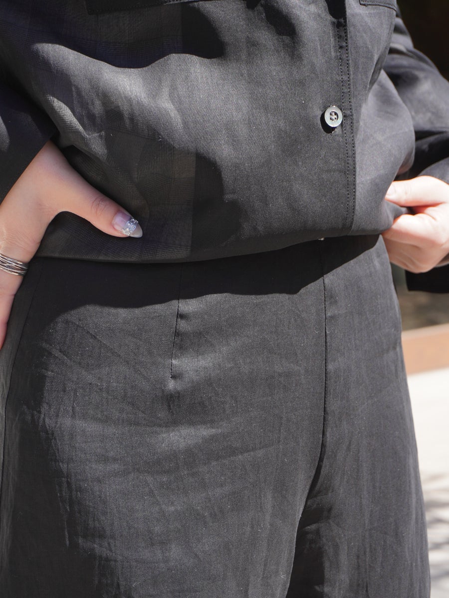 Sheer Easy Pants[Black] | 1LDK (ワンエルディーケー) 公式サイト
