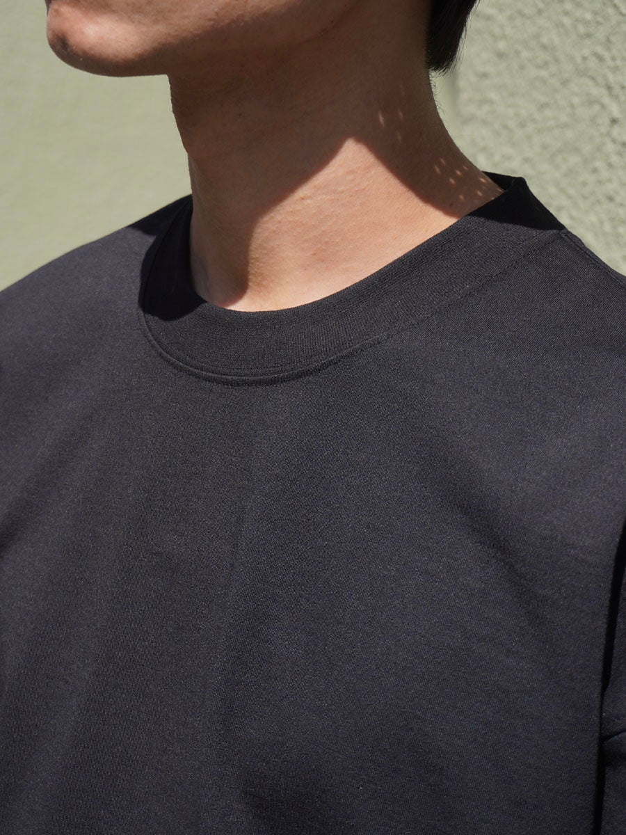 MENS】TECH DRAWSTRING S/S TEE[BLACK] | 1LDK (ワンエルディーケー