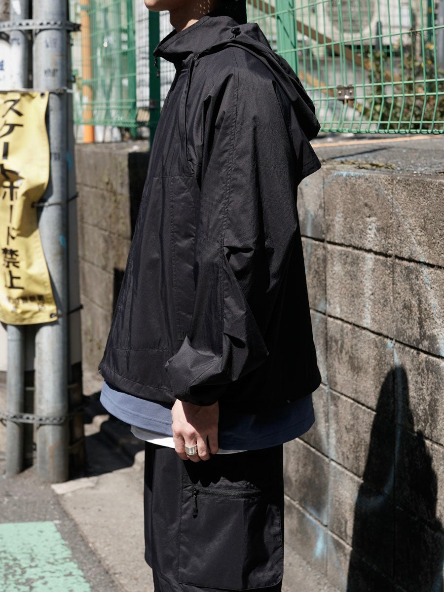 MENS】TECH PERTEX® RUN-GUN 2WAY PARKA[BLACK] | 1LDK (ワンエル