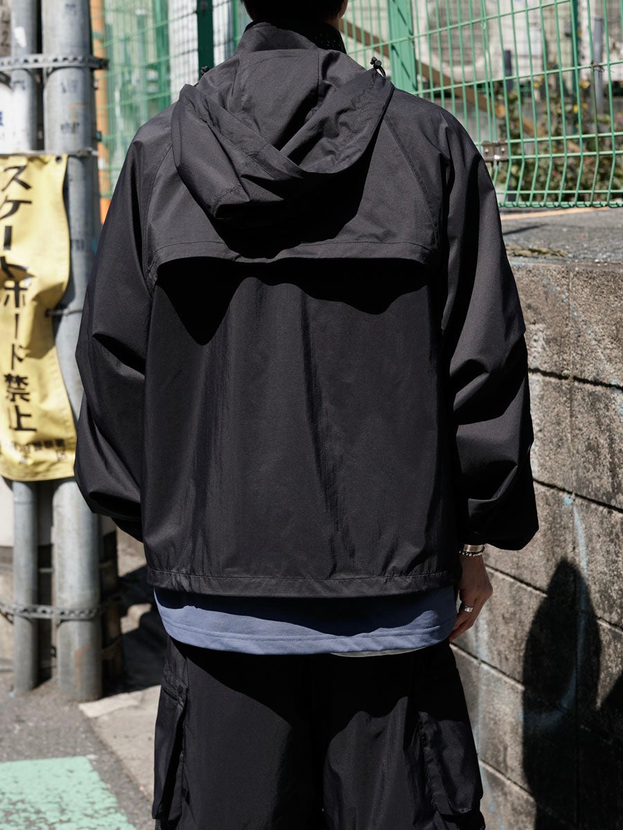 MENS】TECH PERTEX® RUN-GUN 2WAY PARKA[BLACK] | 1LDK (ワンエル