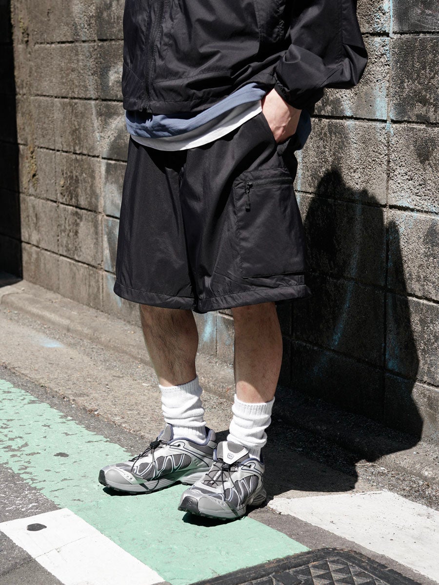 DAIWA PIER39 TECH PERTEX ランガンショーツ　試着のみ MENS】TECH PERTEX® RUN-GUN 6POCKET SHORTS[BLACK] | 1LDK (ワン