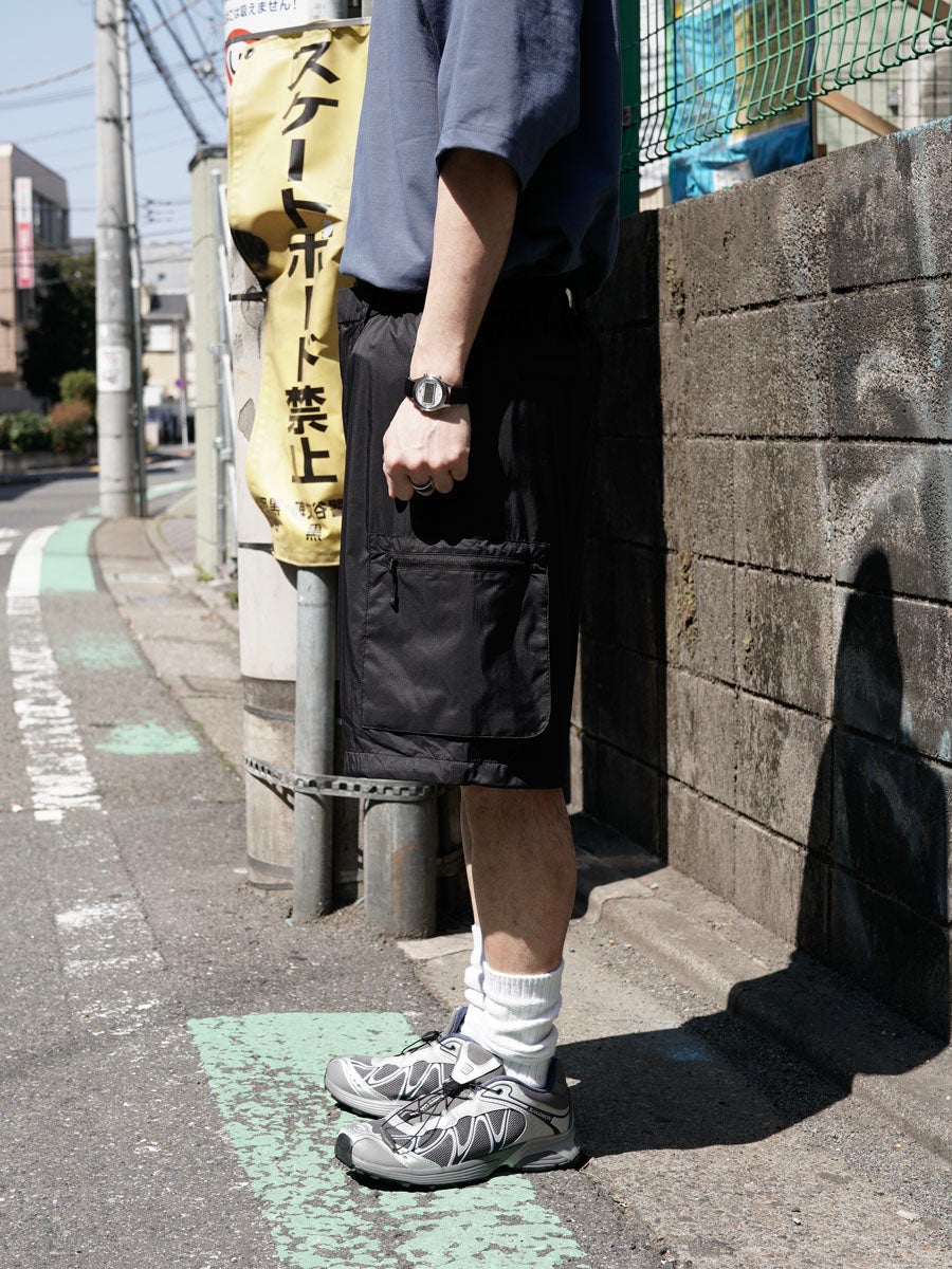 MENS】TECH PERTEX® RUN-GUN 6POCKET SHORTS[BLACK] | 1LDK (ワン