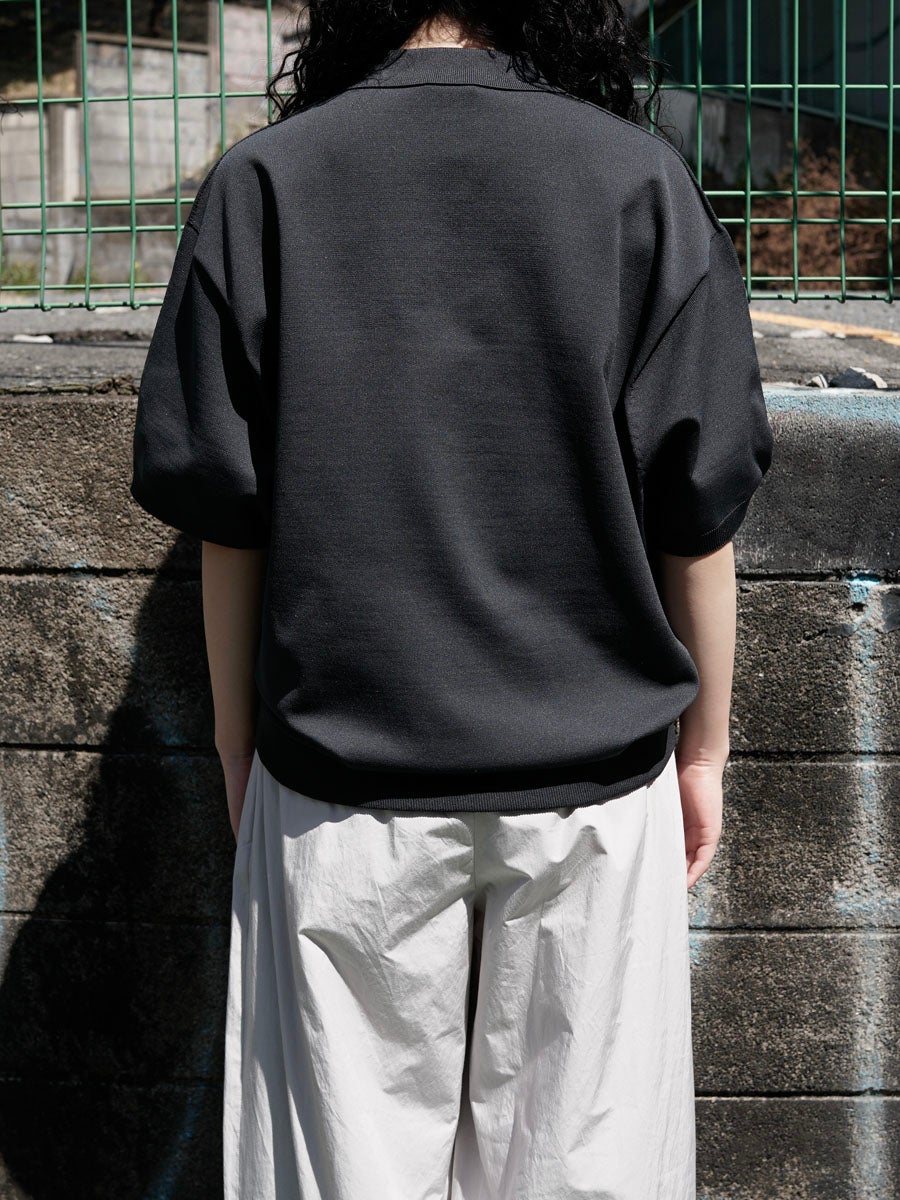 WOMENS】TECH KNIT POLO S/S[BLACK] | 1LDK (ワンエルディーケー) 公式