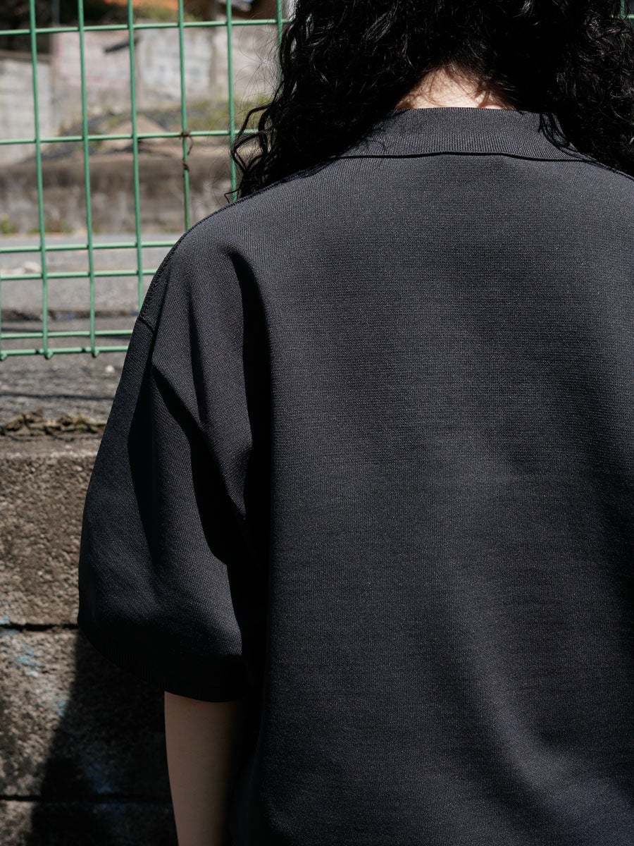 WOMENS】TECH KNIT POLO S/S[BLACK] | 1LDK (ワンエルディーケー) 公式