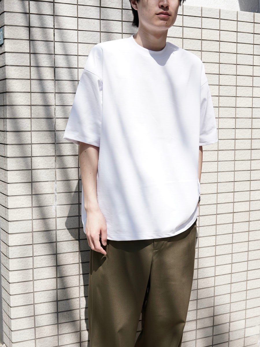 MENS】TECH DRAWSTRING S/S TEE[WHITE] | 1LDK (ワンエルディーケー