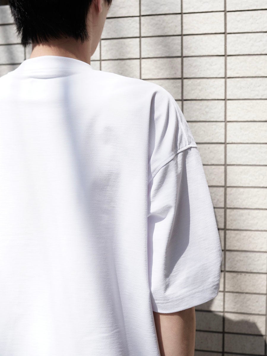 MENS】TECH DRAWSTRING S/S TEE[WHITE] | 1LDK (ワンエルディーケー