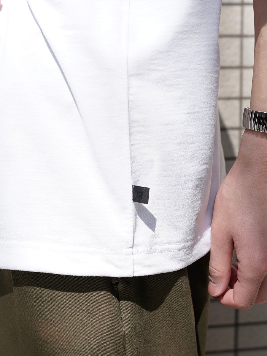 MENS】TECH DRAWSTRING S/S TEE[WHITE] | 1LDK (ワンエルディーケー