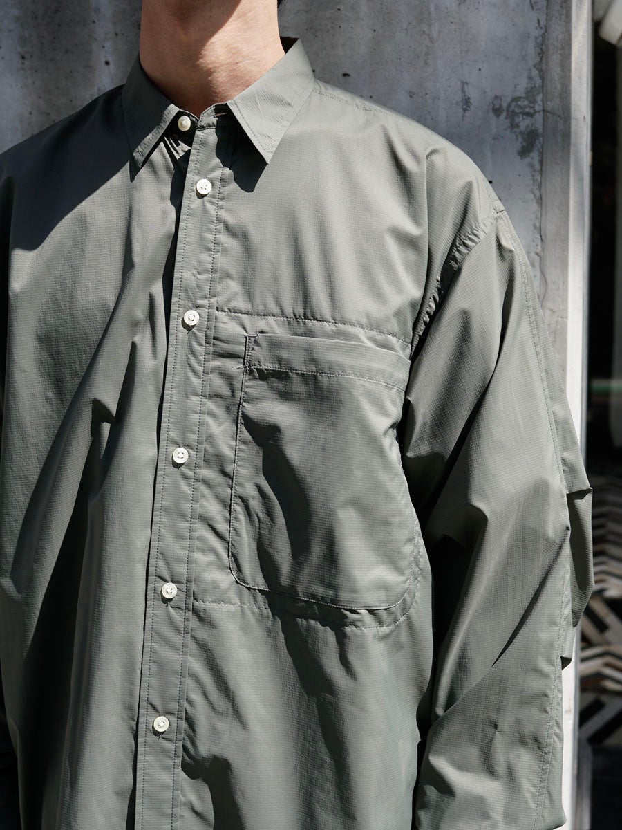 MENS】TECH PERTEX® TRAVEL SHIRT[SAGE] | 1LDK (ワンエルディー