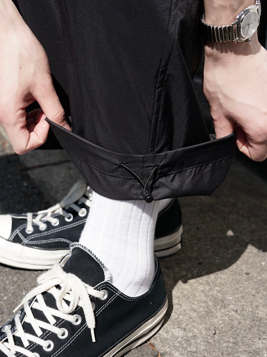 MENS】TECH PERTEX® TRAVEL PANTS[BLACK] | 1LDK (ワンエルディー