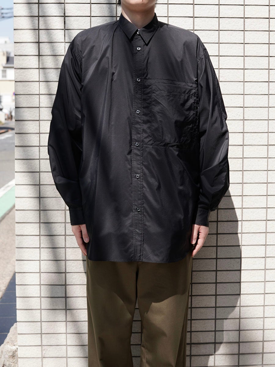MENS】TECH PERTEX® TRAVEL SHIRT[BLACK] | 1LDK (ワンエルディー