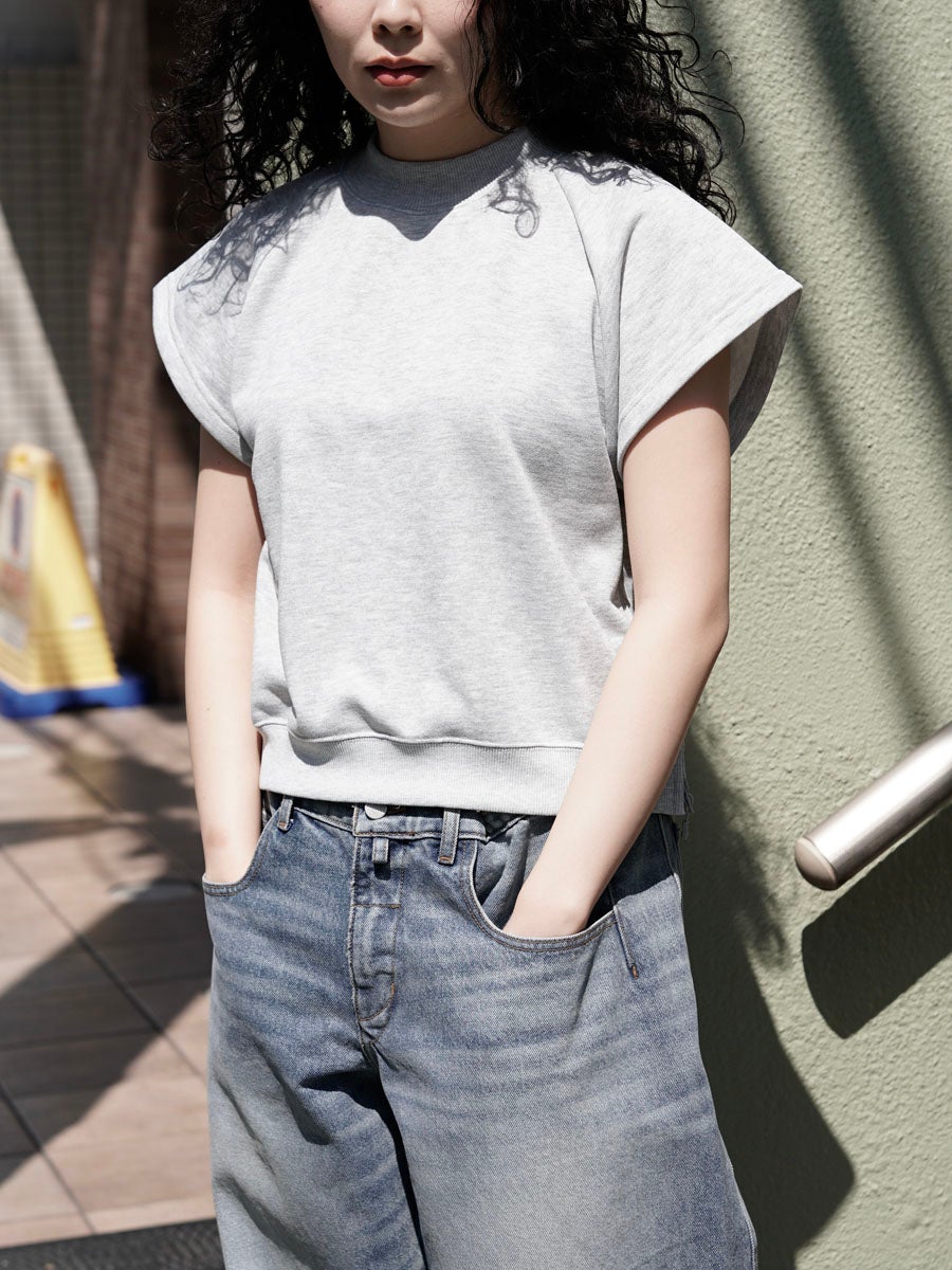 WOMENS】TECH SWEAT MOCKNECK[GRAY] | 1LDK (ワンエルディーケー) 公式