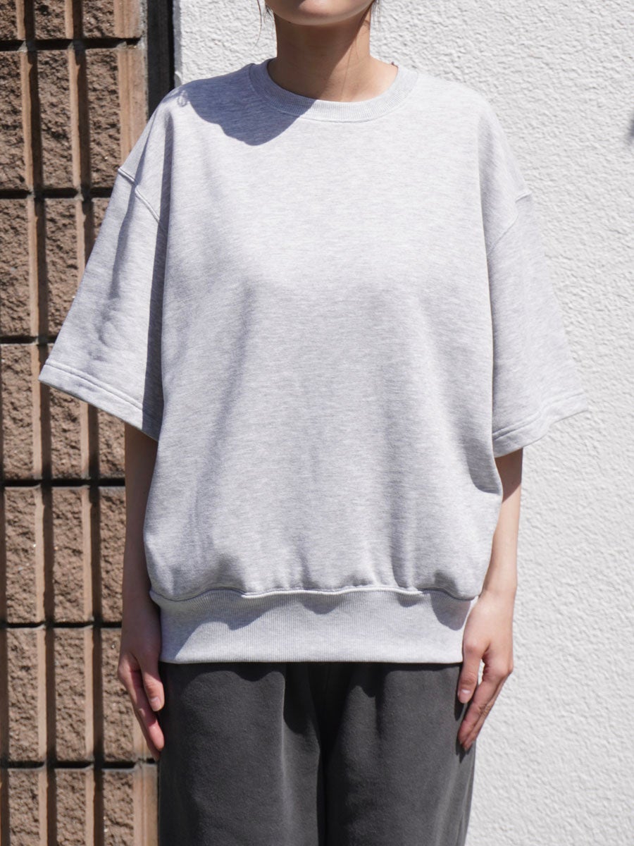 WOMENS】TECH SWEAT CREW S/S[GRAY] | 1LDK (ワンエルディーケー) 公式