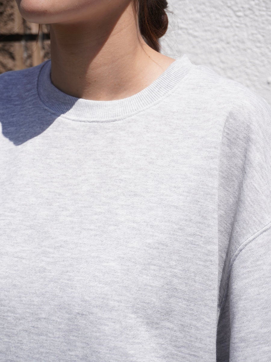 WOMENS】TECH SWEAT CREW S/S[GRAY] | 1LDK (ワンエルディーケー) 公式