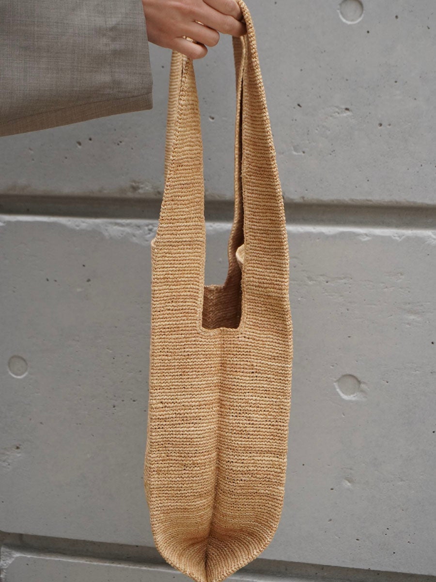 MEDIUM RAFFIA BAG[NATURAL] | 1LDK (ワンエルディーケー) 公式サイト