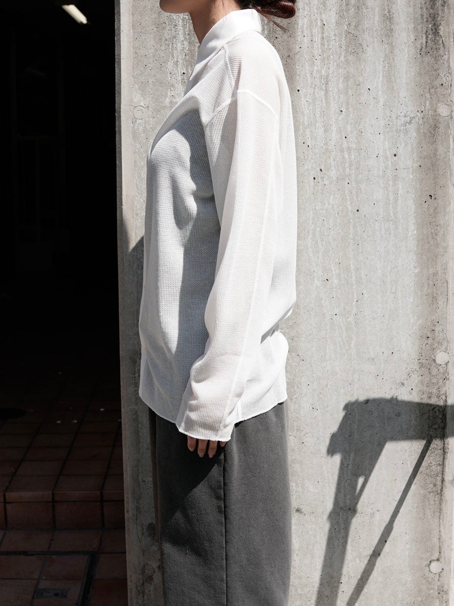 MESH SHIRT[WHITE] | 1LDK (ワンエルディーケー) 公式サイト