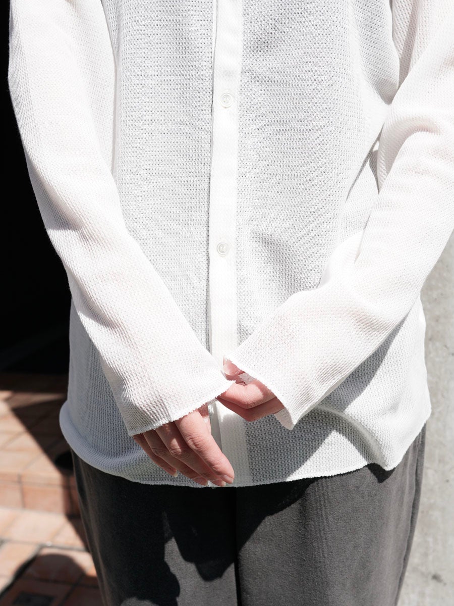 MESH SHIRT[WHITE] | 1LDK (ワンエルディーケー) 公式サイト
