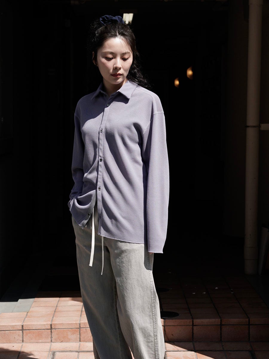 Maho様用　雑貨 MESH SHIRT[SUNSET MAUVE] | 1LDK (ワンエルディーケー) 公式サイト