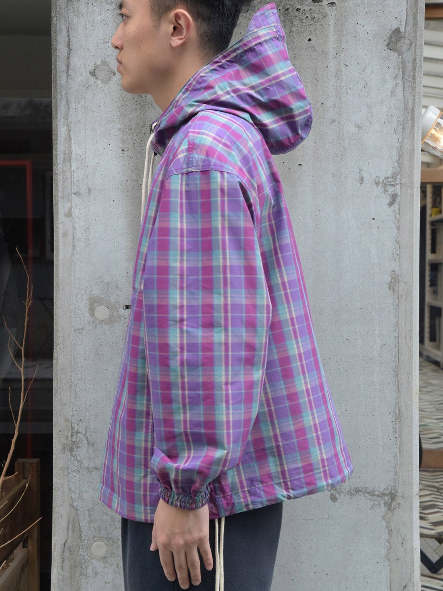 新品　PORTANCE / STAY DRY ANORAK PURPLE CHK STAY DRY ANORAK[PPL CHK] | 1LDK (ワンエルディーケー) 公式サイト