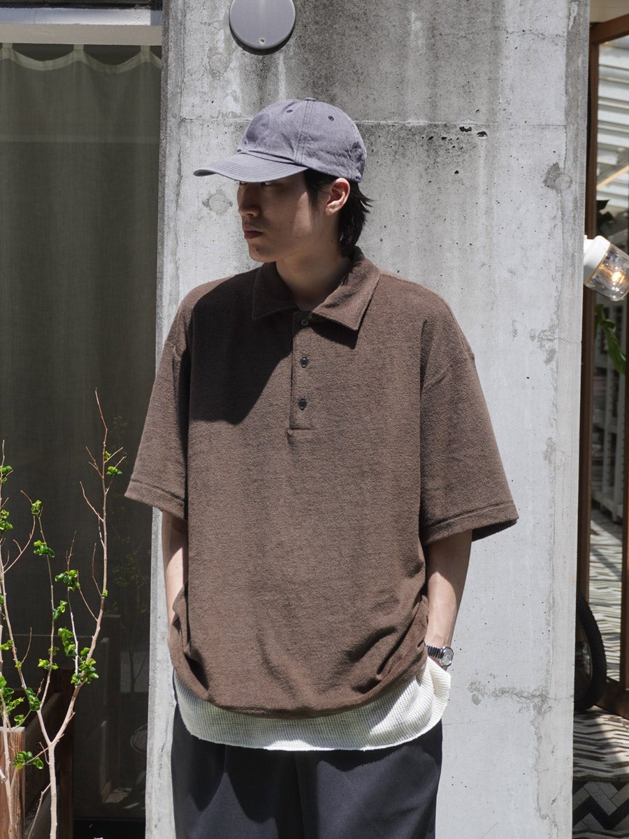 PILE POLO S/S TEE[KHAKI] | 1LDK (ワンエルディーケー) 公式サイト