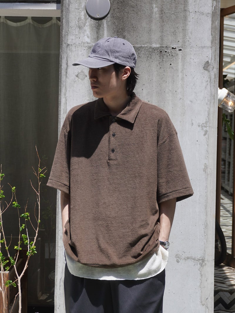 PILE POLO S/S TEE[KHAKI] | 1LDK (ワンエルディーケー) 公式サイト