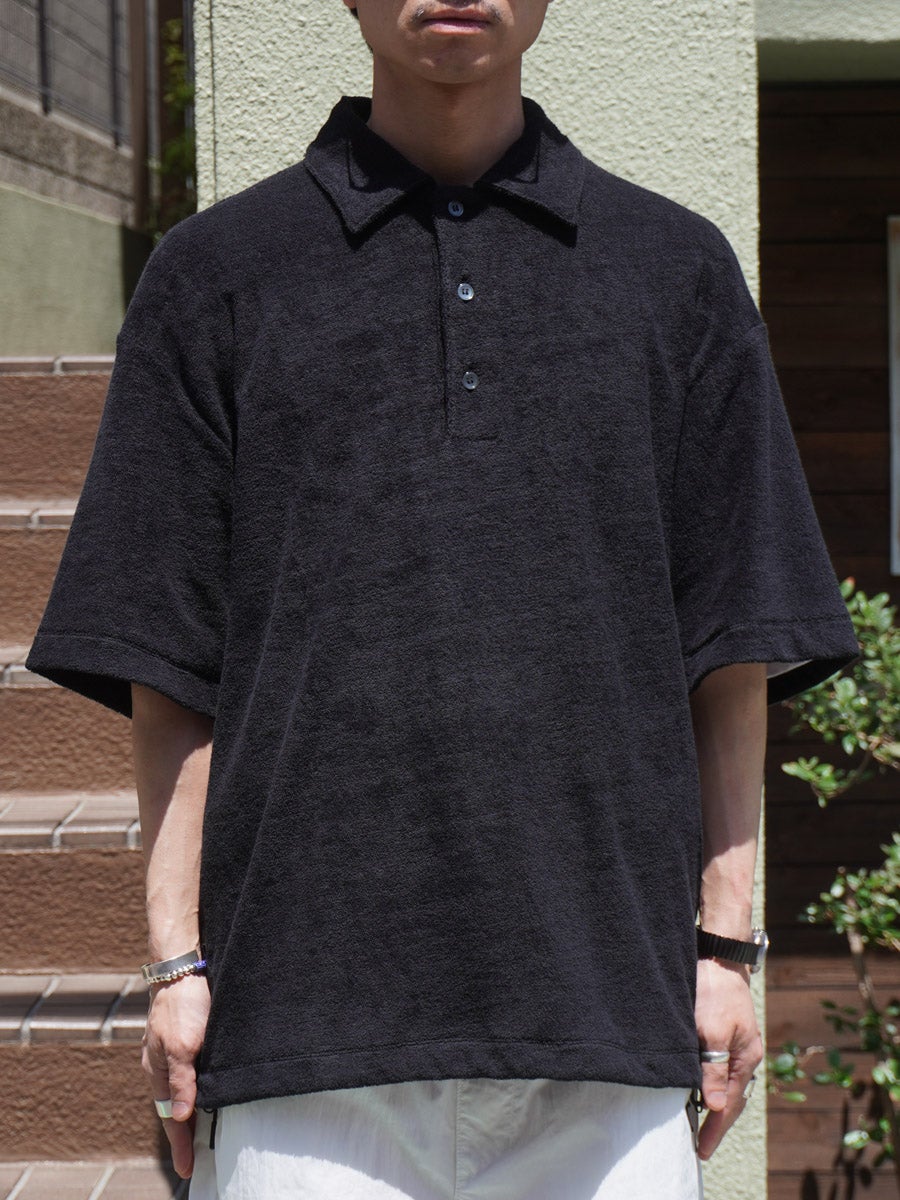 EVCON PILE POLO S/S TEE ブラック　1LDK サイズ3 PILE POLO S/S TEE[BLACK] | 1LDK (ワンエルディーケー) 公式サイト