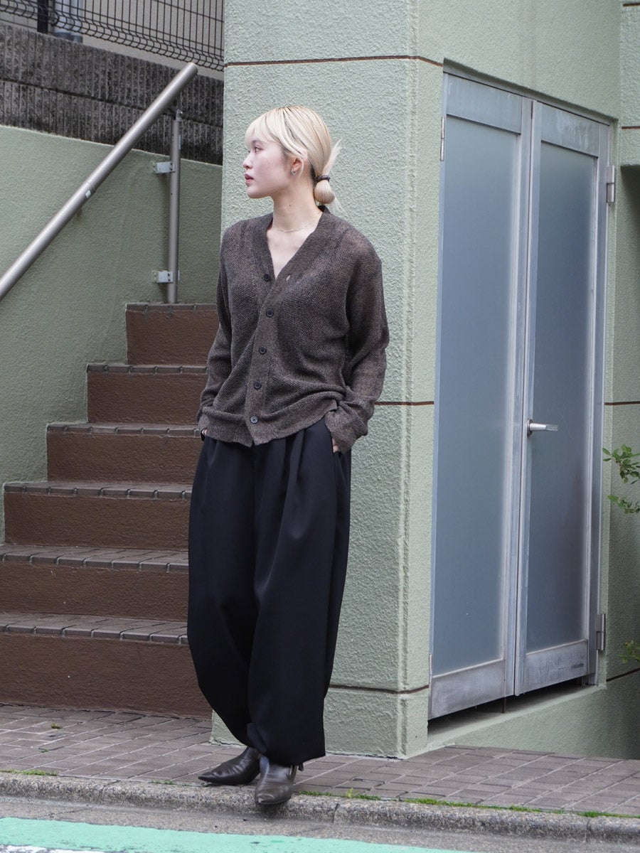 KOMOREBI CARDIGAN[INDIGO×MUD MELANGE] | 1LDK (ワンエルディーケー